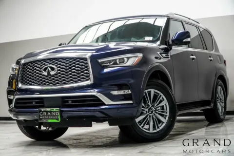 Blue 2024 INFINITI QX80 LUXE for sale in Kennesaw, GA