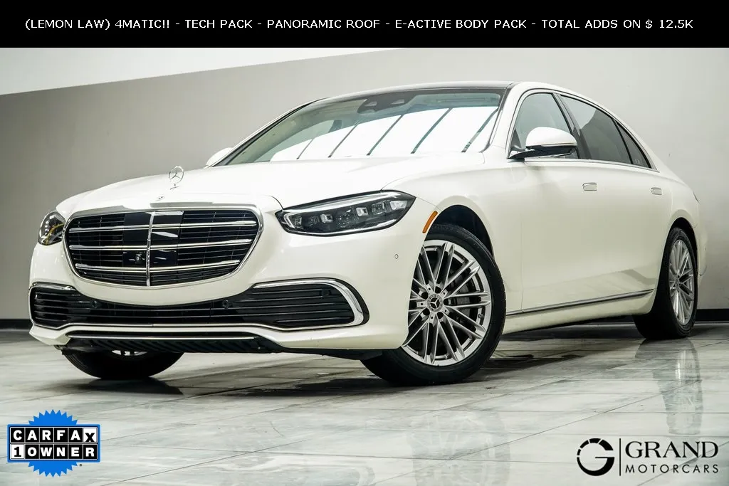 White 2023 Mercedes-Benz S-Class S 580 for sale in Kennesaw, GA