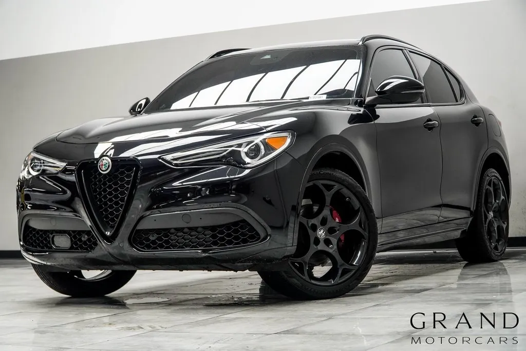 Black 2022 Alfa Romeo Stelvio Veloce for sale in Kennesaw, GA