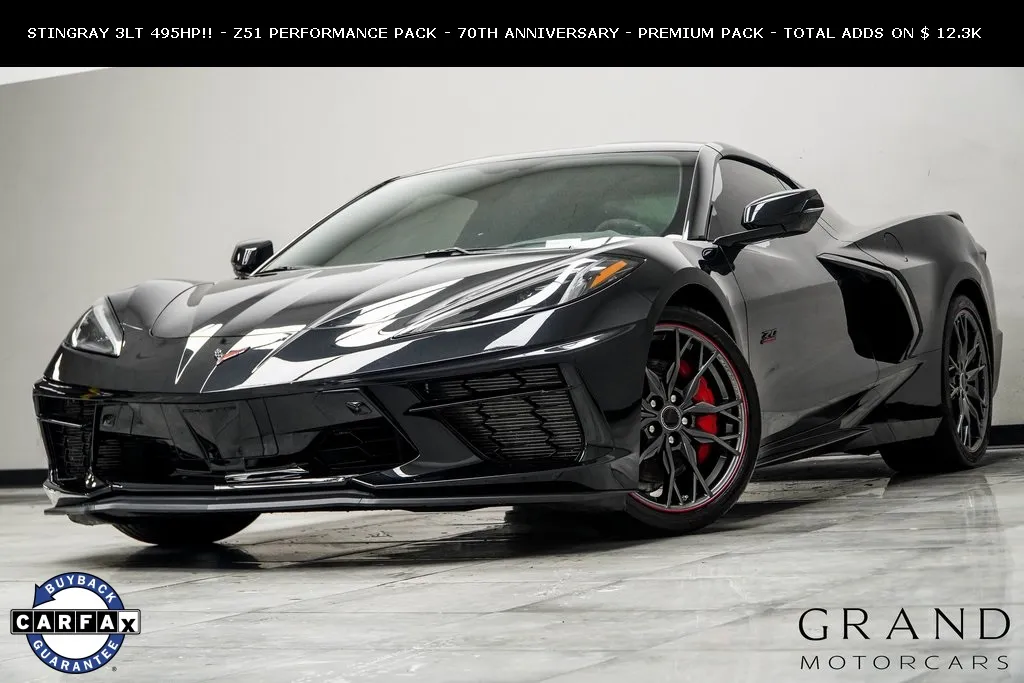 Black 2023 Chevrolet Corvette Stingray for sale in Kennesaw, GA