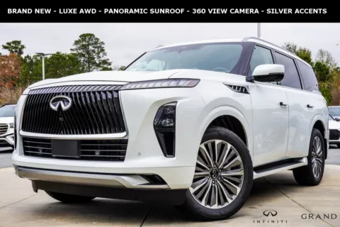 White 2026 INFINITI QX80 LUXE for sale in Macon, GA