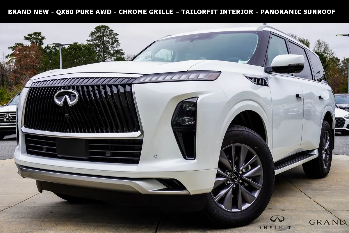 White 2026 INFINITI QX80 PURE for sale in Macon, GA