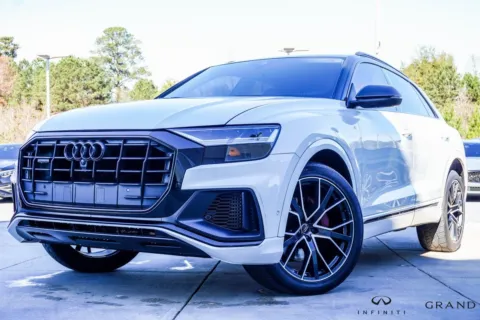White 2020 Audi Q8 55 Premium Plus for sale in Macon, GA