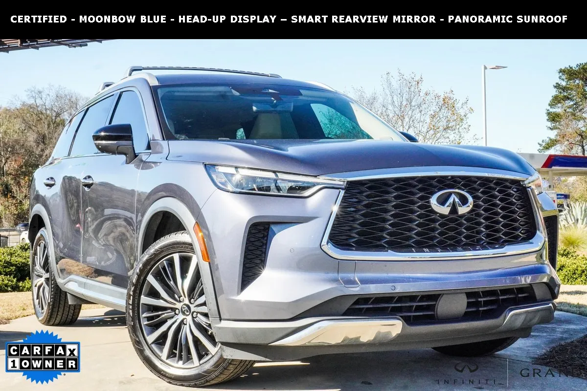 Blue 2022 INFINITI QX60 Sensory for sale in Macon, GA