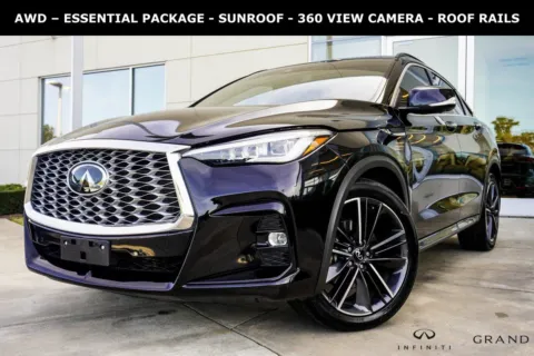 Black 2023 INFINITI QX55 ESSENTIAL for sale in Macon, GA