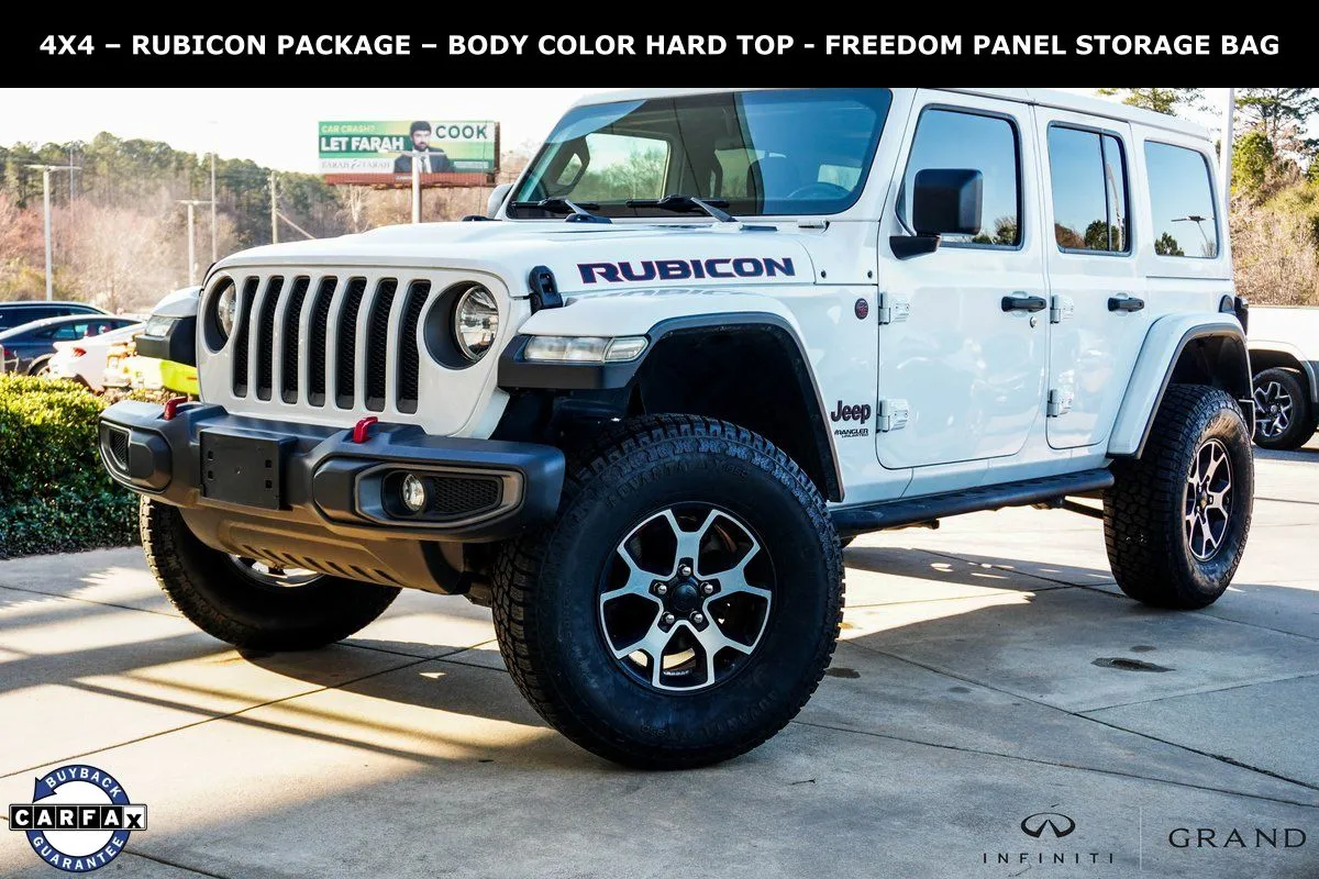 White 2020 Jeep Wrangler Unlimited Rubicon for sale in Macon, GA