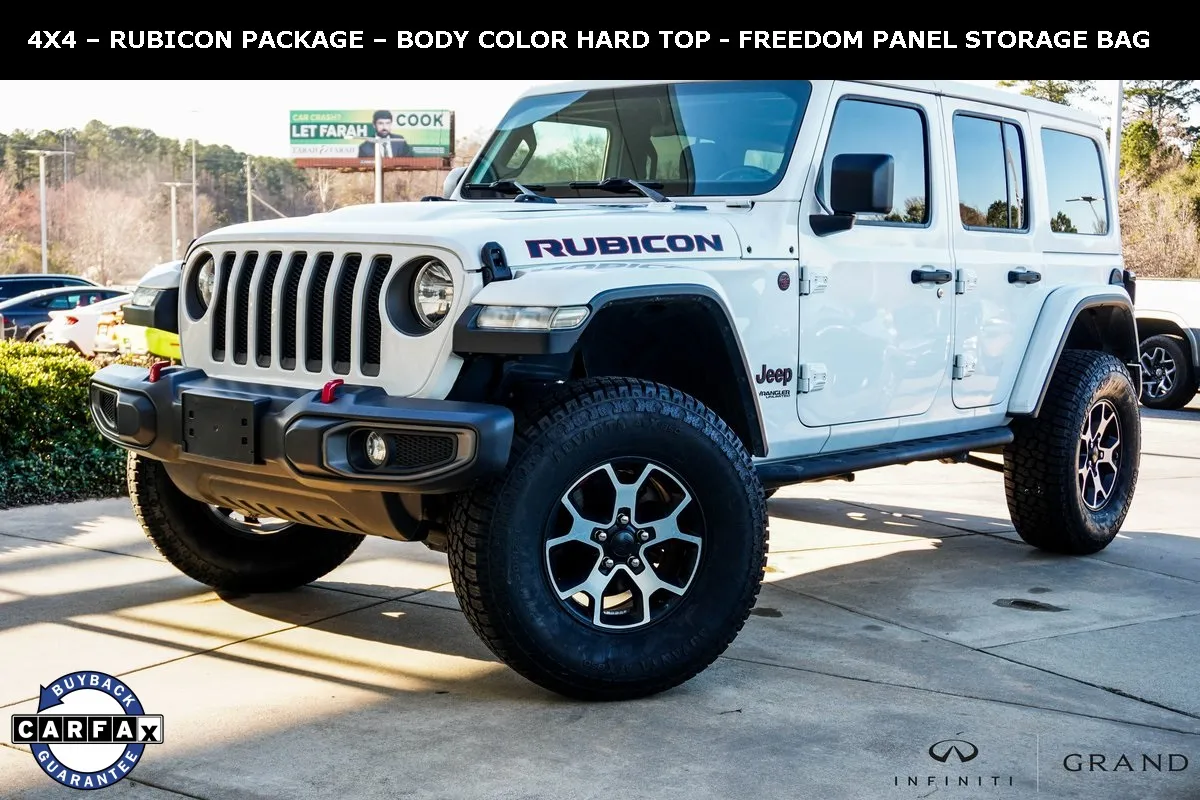 White 2020 Jeep Wrangler Unlimited Rubicon for sale in Macon, GA