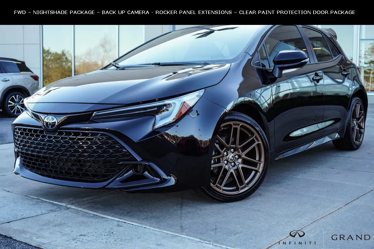 Black 2024 Toyota Corolla Hatchback Nightshade for sale in Macon, GA