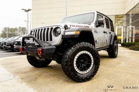 Silver 2021 Jeep Wrangler Unlimited Rubicon for sale in Macon, GA
