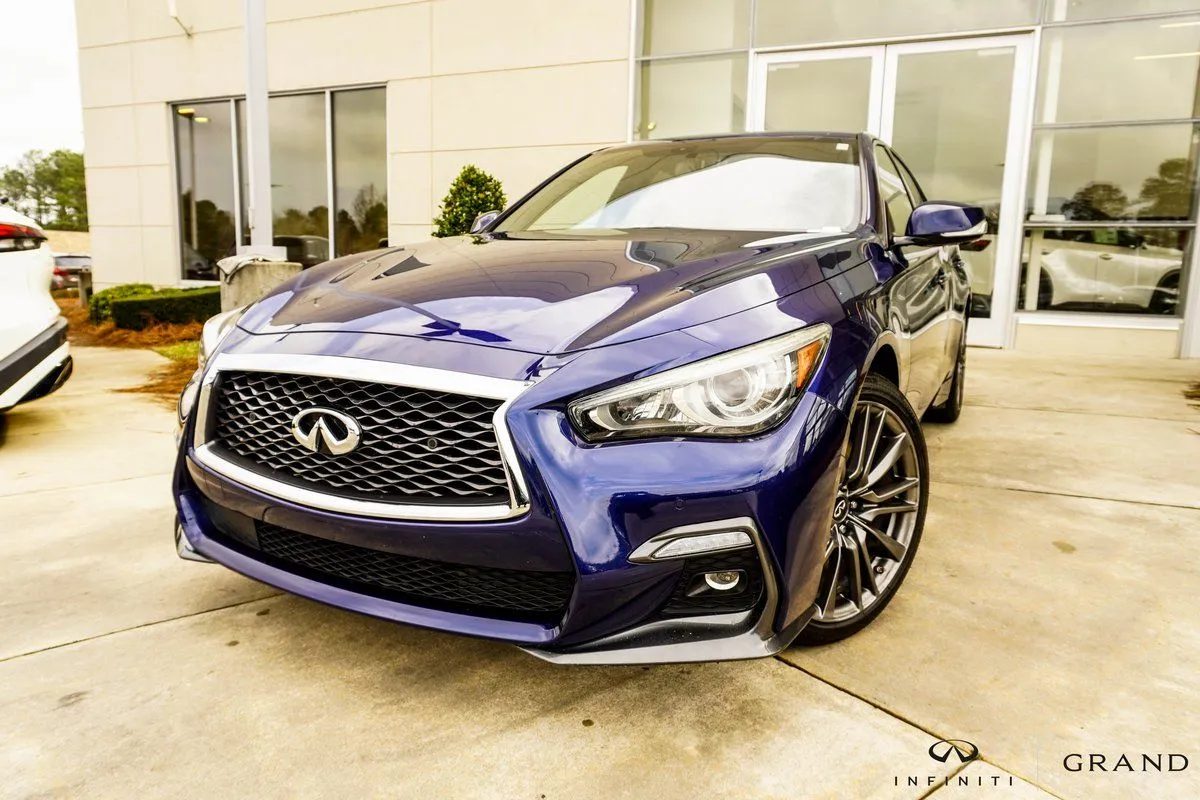 Blue 2019 INFINITI Q50 Red Sport 400 for sale in Macon, GA
