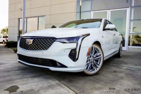 White 2022 Cadillac CT4 Premium Luxury for sale in Macon, GA