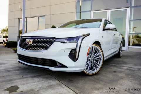 White 2022 Cadillac CT4 Premium Luxury for sale in Macon, GA