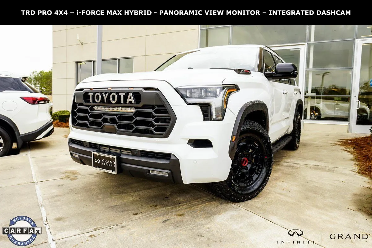 White 2023 Toyota Sequoia TRD Pro for sale in Macon, GA