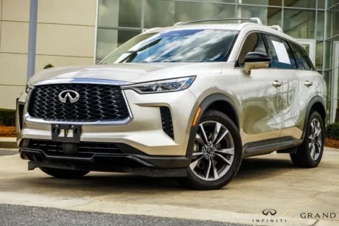Silver 2023 INFINITI QX60 LUXE for sale in Macon, GA