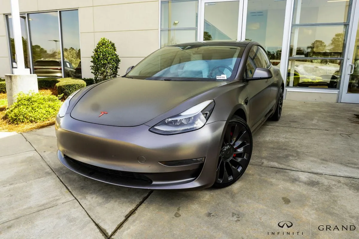 Blue 2021 Tesla Model 3 Performance for sale in Macon, GA