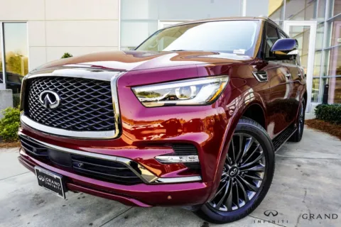 Red 2022 INFINITI QX80 Premium Select for sale in Macon, GA