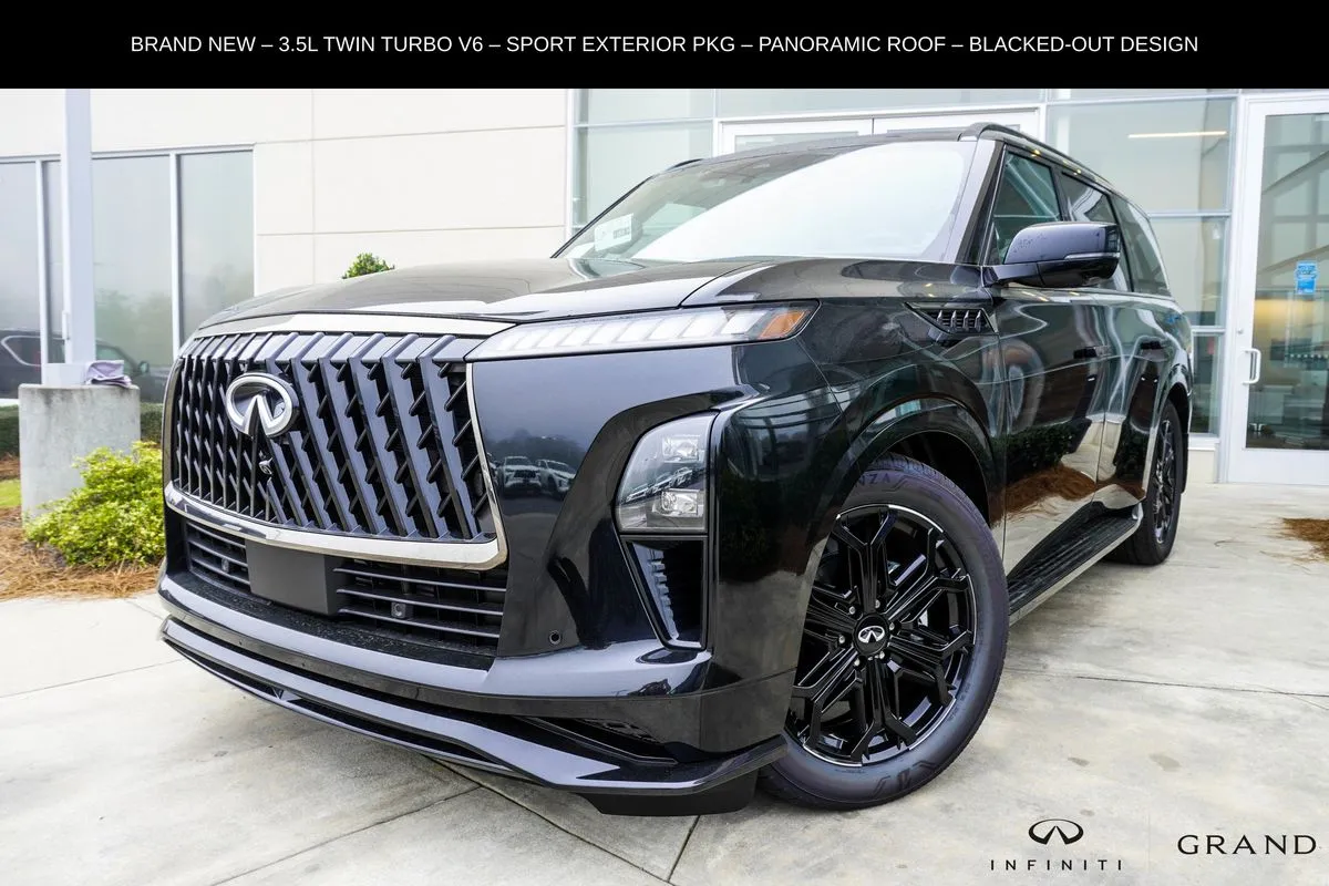 Black 2026 INFINITI QX80 SPORT for sale in Macon, GA