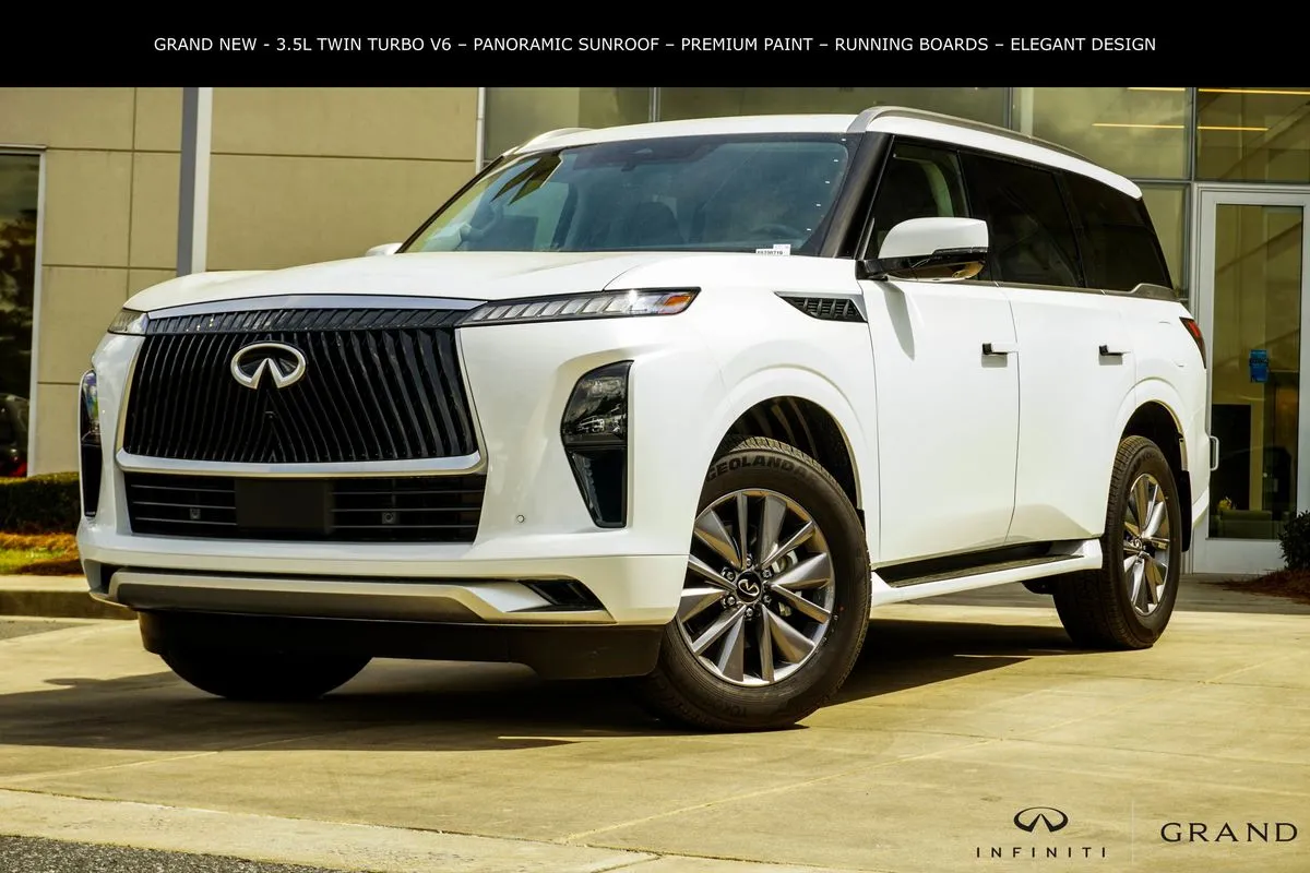 White 2026 INFINITI QX80 PURE for sale in Macon, GA