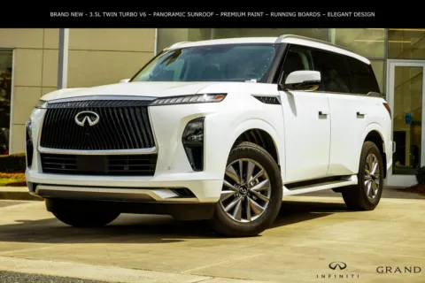 White 2026 INFINITI QX80 PURE for sale in Macon, GA