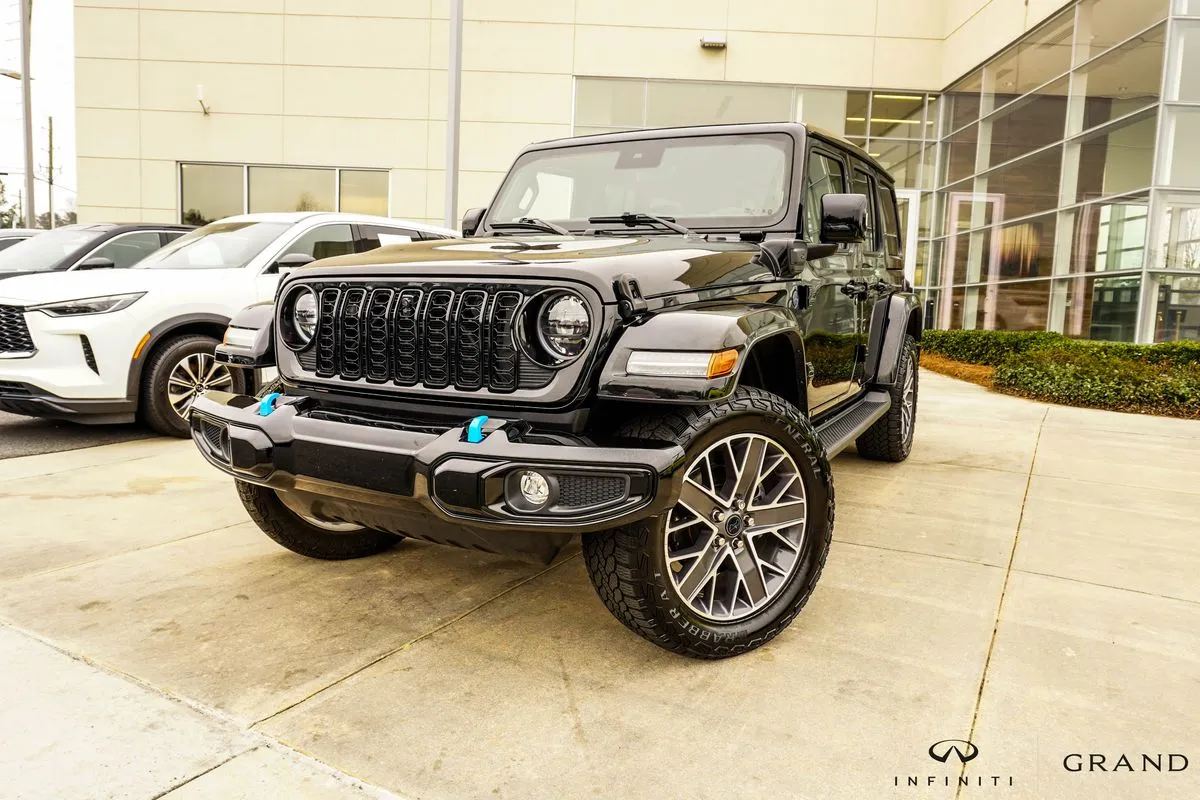Black 2024 Jeep Wrangler High Altitude 4xe for sale in Macon, GA