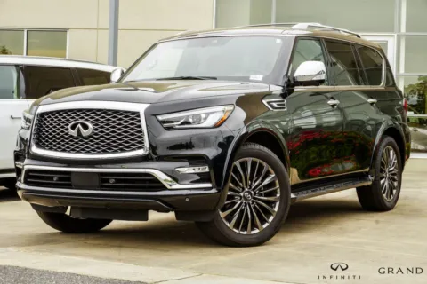 Black 2023 INFINITI QX80 Sensory for sale in Macon, GA
