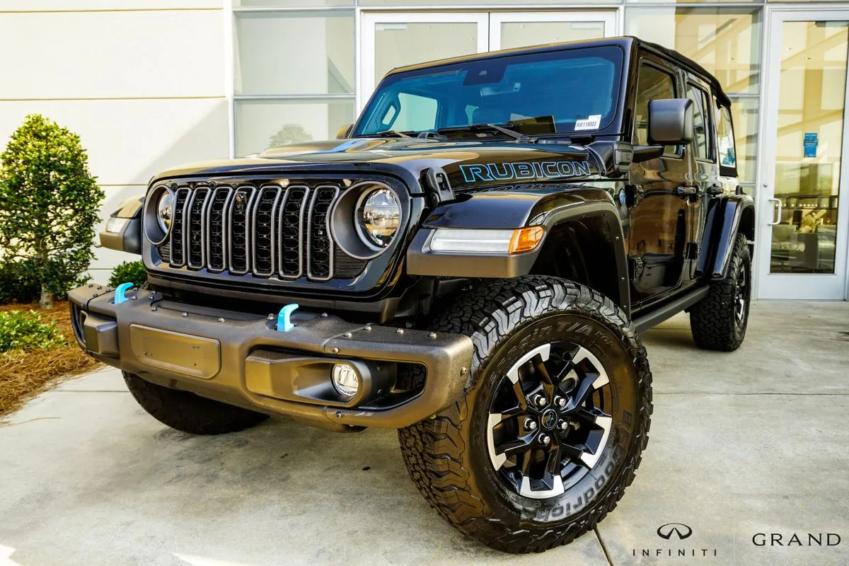 Black 2024 Jeep Wrangler Rubicon X 4xe for sale in Macon, GA