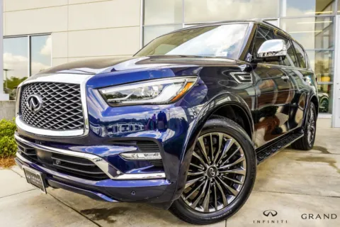 Blue 2023 INFINITI QX80 Sensory for sale in Macon, GA