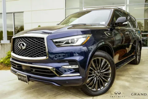 Blue 2024 INFINITI QX80 Sensory for sale in Macon, GA