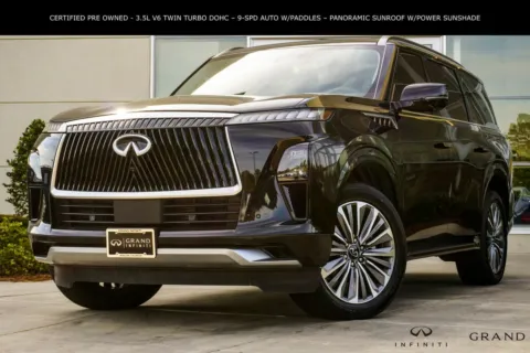 Black 2025 INFINITI QX80 SENSORY for sale in Macon, GA