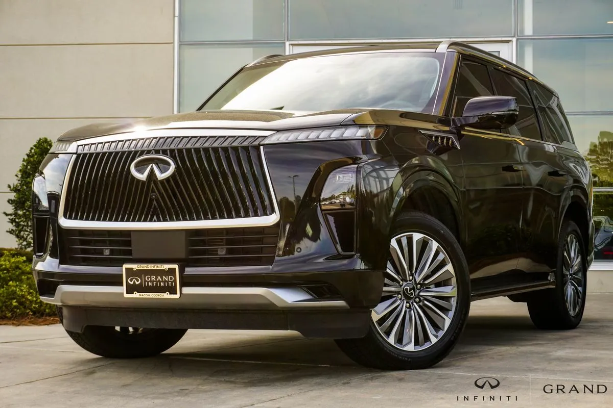 Black 2025 INFINITI QX80 SENSORY for sale in Macon, GA