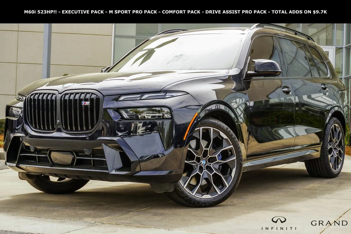 Black 2024 BMW X7 M60i for sale in Macon, GA