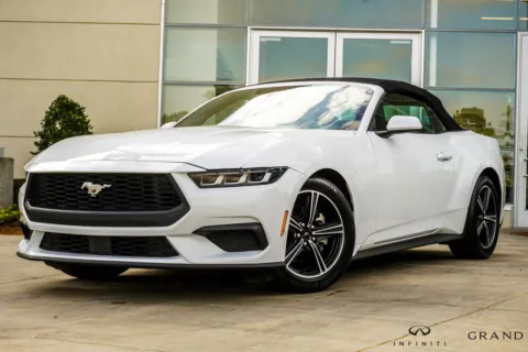 White 2024 Ford Mustang EcoBoost Premium for sale in Macon, GA