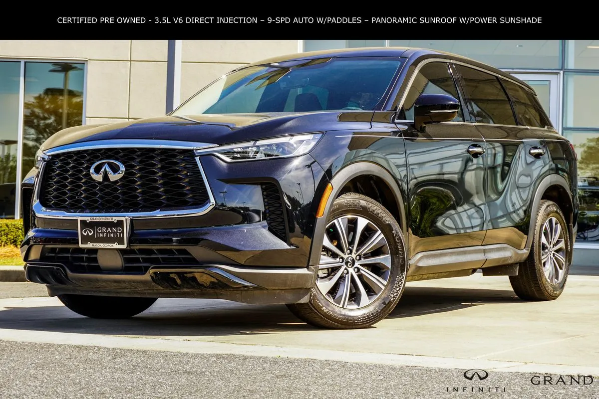 Black 2023 INFINITI QX60 PURE for sale in Macon, GA