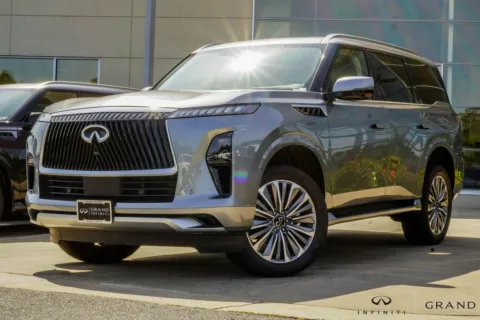 Silver 2025 INFINITI QX80 SENSORY for sale in Macon, GA