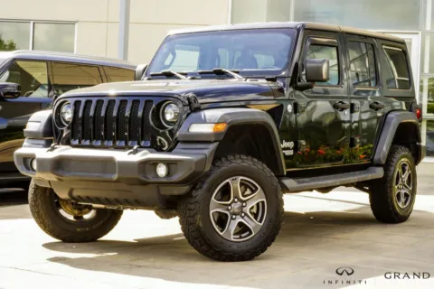 Black 2018 Jeep Wrangler Unlimited Sport S for sale in Macon, GA