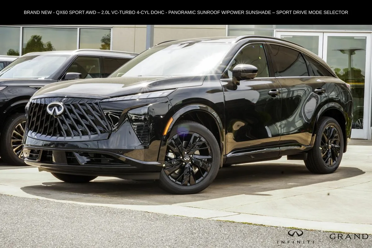 Black 2027 INFINITI QX60 SPORT for sale in Macon, GA