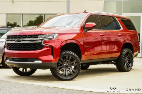 Red 2021 Chevrolet Tahoe LS for sale in Macon, GA