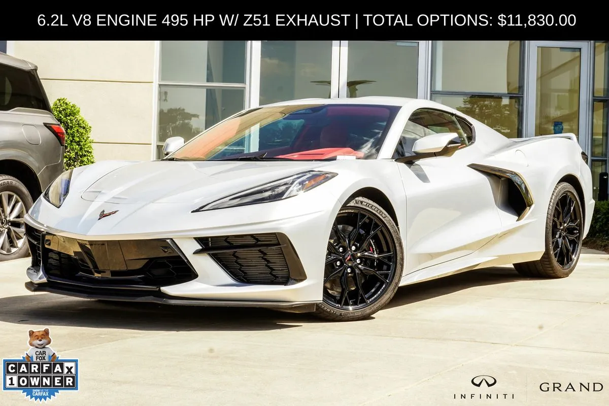 Silver 2024 Chevrolet Corvette Stingray for sale in Macon, GA