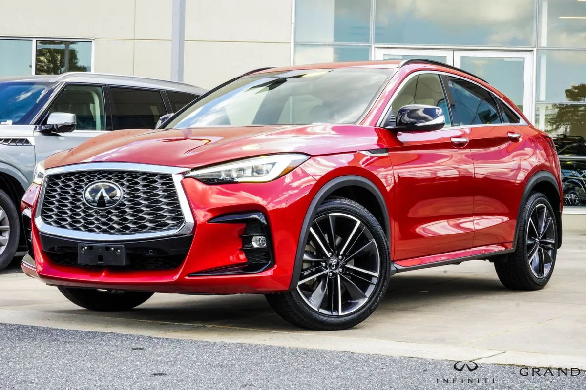 Red 2023 INFINITI QX55 ESSENTIAL for sale in Macon, GA