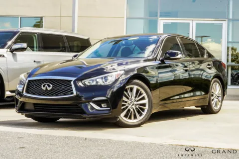 Black 2023 INFINITI Q50 LUXE for sale in Macon, GA