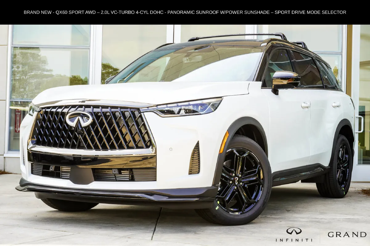 White 2027 INFINITI QX60 SPORT for sale in Macon, GA