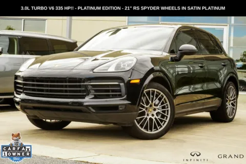 Black 2023 Porsche Cayenne Platinum Edition for sale in Macon, GA