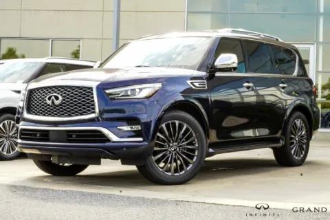 Blue 2022 INFINITI QX80 Sensory for sale in Macon, GA