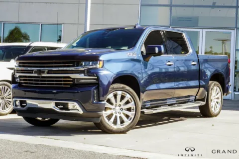 Blue 2021 Chevrolet Silverado 1500 High Country for sale in Macon, GA