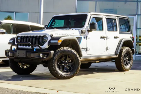 White 2023 Jeep Wrangler Rubicon 20th Anniversary Edition 4xe for sale in Macon, GA