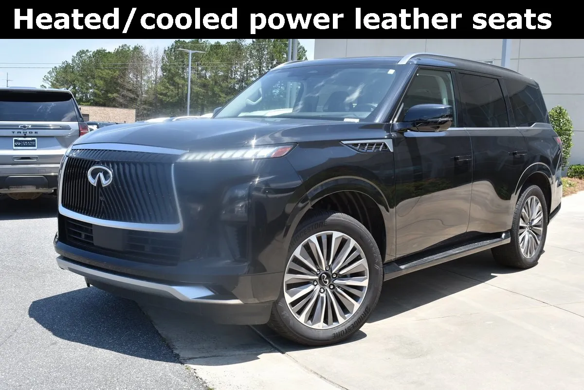 Black 2025 INFINITI QX80 SENSORY for sale in Macon, GA