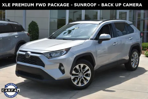 Silver 2021 Toyota RAV4 XLE Premium for sale in Macon, GA