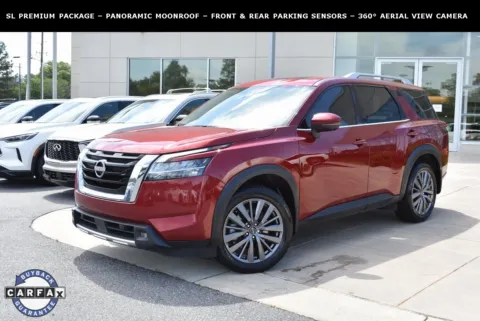 Red 2022 Nissan Pathfinder SL for sale in Macon, GA