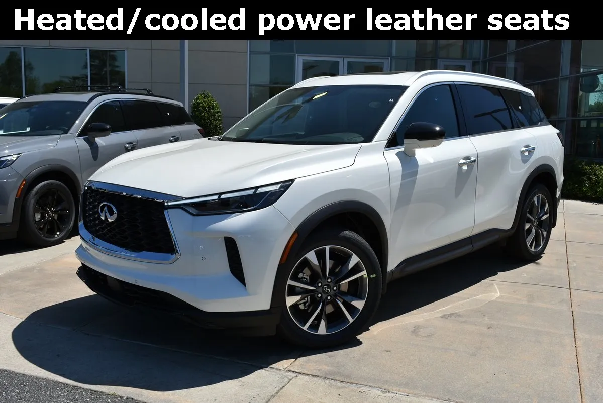 White 2025 INFINITI QX60 LUXE for sale in Macon, GA