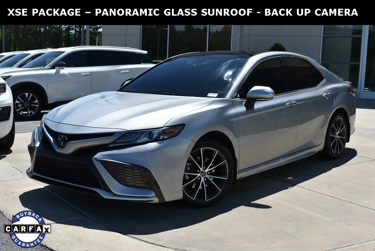Silver 2021 Toyota Camry XSE for sale in Macon, GA
